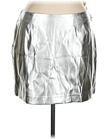 Open Edit Faux Leather Skirt (view 1)