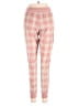 Aeropostale 100% Polyester Plaid Pink Casual Pants Size M - photo 2