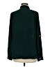 Ann Taylor LOFT 100% Polyester Green Long Sleeve Blouse Size M - photo 2