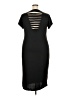 Rouge Solid Black Casual Dress Size 3X - photo 2