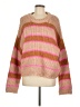 By Together 100% Acrylic Stripes Pink Pullover Sweater Size L - photo 1