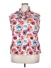 Retrolicious Pink Sleeveless Blouse Size 3X - photo 1