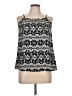 Assorted Brands 100% Polyester Silver Tank Top Size L - photo 1