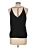 Paper Crane 100% Polyester Black Sleeveless Top Size L - photo 2