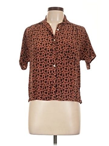 Saint Tropez West Short Sleeve Blouse (view 1)
