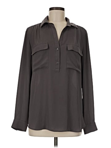 Ann Taylor Long Sleeve Blouse (view 1)