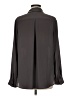 Ann Taylor 100% Polyester Gray Long Sleeve Blouse Size M - photo 2