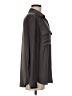Ann Taylor 100% Polyester Gray Long Sleeve Blouse Size M - photo 4