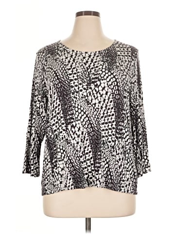 Easywear by Chico's 3/4 Sleeve Blouse (view 1)