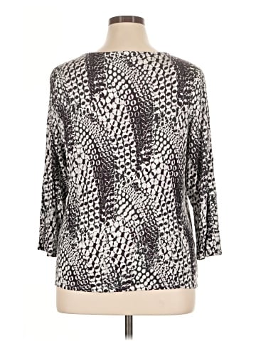 Easywear by Chico's 3/4 Sleeve Blouse (view 2)