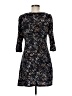 Julia Paisley Black Blue Casual Dress Size M - photo 2