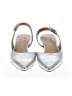 Naturalizer Silver Heels Size 6 1/2 - photo 2