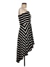 Studio Y Stripes Black Casual Dress Size M - photo 4