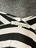 Red Haute Stripes Black Long Sleeve Top Size M - photo 7