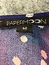 Papermoon 100% Polyester Stars Blue Short Sleeve Blouse Size M - photo 7