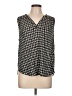 Renee C. 100% Rayon Black Sleeveless Blouse Size L - photo 1