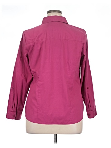 Cj Banks Long Sleeve Button-Down Shirt (view 2)