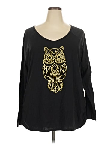 Just My Size 3/4 Sleeve T-Shirt (view 1)