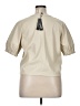 Steve Madden 100% Polyurethane Ivory Short Sleeve Blouse Size XL - photo 2