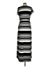 Ann Taylor LOFT Stripes Black Casual Dress Size M - photo 2