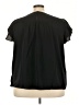 Lands' End 100% Polyester Black Short Sleeve Top Size 26w - photo 2