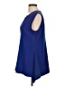 Theory Blue Sleeveless Blouse Size L - photo 5
