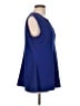 Theory Blue Sleeveless Blouse Size L - photo 4