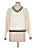 Unbranded Chevron-herringbone Ivory Pullover Sweater Size L - photo 1