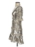 Saylor Metallic Silver Cocktail Dress Size XS - photo 5
