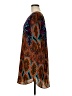 Pink Owl 100% Polyester Paisley Brown Casual Dress Size M - photo 5