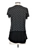 Assorted Brands Polka Dots Black Short Sleeve Top Size S - photo 2