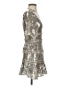 Saylor Metallic Silver Cocktail Dress Size XS - photo 4