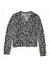 Colette Lilly Animal Print Black Pullover Sweater Size 14 - 16 - photo 1