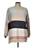 Soft Surroundings Color Block Gray Pullover Sweater Size L - photo 1