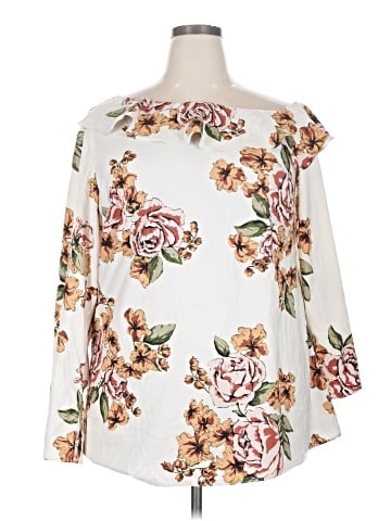 Du Jour 3/4 Sleeve Blouse (view 1)