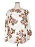 Du Jour Floral Ivory 3/4 Sleeve Blouse Size 18W - photo 1