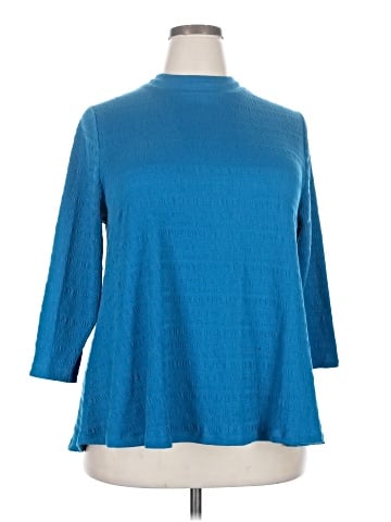 Lane Bryant 3/4 Sleeve T-Shirt (view 1)