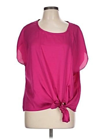 DKNY Short Sleeve Blouse (view 1)
