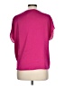 DKNY 100% Polyester Pink Short Sleeve Blouse Size L - photo 2