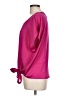 DKNY 100% Polyester Pink Short Sleeve Blouse Size L - photo 5