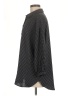 Express 100% Polyester Houndstooth Black 3/4 Sleeve Blouse Size M - photo 5