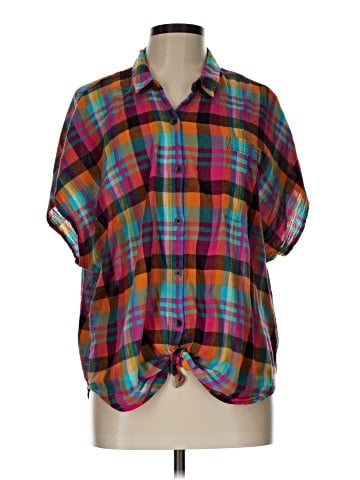 NY&C Short Sleeve Button-Down Shirt (view 1)
