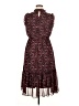 Sam Edelman 100% Polyester Paisley Burgundy Casual Dress Size XL - photo 2