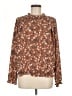 Monteau Brown Long Sleeve Blouse Size M (estimated) - photo 1