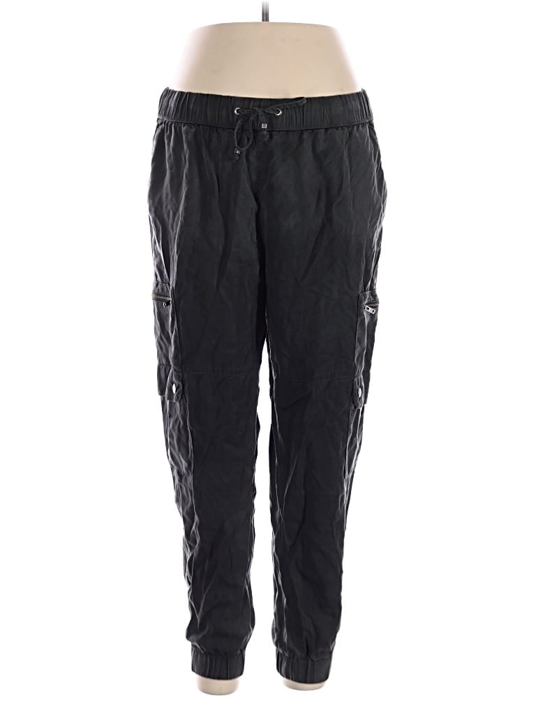 Pre-owned Banana Republic Factory Store Track Pants In Black