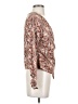 Meraki Paisley Brown Long Sleeve Blouse Size XS - photo 4