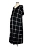 Nesting Olive Plaid Black Casual Dress Size S - photo 1