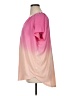 Lane Bryant Color Block Pink Short Sleeve Blouse Size 14 - 16 Plus - photo 5