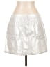 Old Navy 100% Cotton Metallic Silver Formal Skirt Size 12 - photo 2