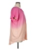 Lane Bryant Color Block Pink Short Sleeve Blouse Size 14 - 16 Plus - photo 4